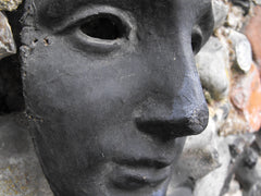 A 19thC Regency Period Papier-Mâché 'Hero' Neutral Theatrical Mask