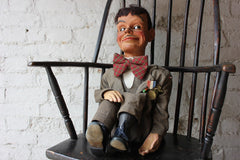 A Fine Quality Early 20th Cased Ventriloquist's Dummy; 'The Davenport No.2' by Leonard Insull