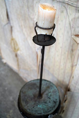 A George III Wrought Iron Candle Pricket Stand c.1800
