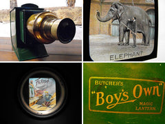 A Fully Operational Vintage Butcher's Boys Own' Magic Lantern, Complete With 7 Boxes of Lantern Slides