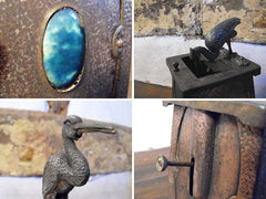 A Fantastic Arts and Crafts Mechanical Cigarette Dispenser