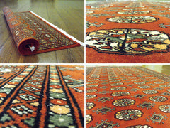 A Contemporary Pakistan Bokhara Carpet: 247cm x 158cm
