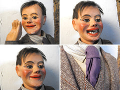 A Fantastic Quality Early 20th Century Ventriloquist's Dummy