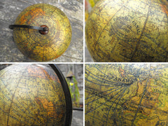 A Fine Early 20thC 6" Terrestrial Table Globe 'The Panama Canal Route Globe', Published by George Philip & Son Ltd, London