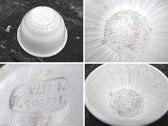 A 1903 Registered W.H.L. Ceramic Jelly Mould in the Form of a Sunflower
