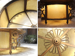 A Fabulous Large c.1930 Cinema Lobby Sun Ceiling Light; The Regal Cinema, London