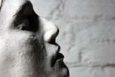 A Good Mid-20thC Plaster Death Mask of a Young Gentleman