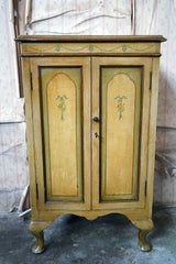 A Early/Mid 20thC Italian Painted Pine Neoclassical Revival Pedestal Cabinet