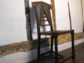 A Distinctive 19th Century Arts & Crafts Oak Hall Chair