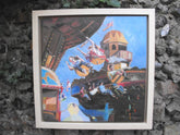 A Captivating Oil on Canvas; 'All The Fun of The Fair'; by Tony Wooding (b.1969)