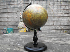A Fine Early 20thC 6" Terrestrial Table Globe 'The Panama Canal Route Globe', Published by George Philip & Son Ltd, London