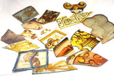 A Beautiful Mixed Group of Medieval Period Stained Glass Fragments; Ex Hardman & Co Collection