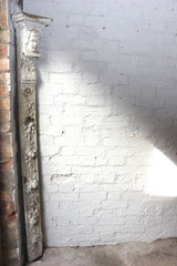 A Beautiful Carved & Painted Georgian Gesso & Pine Architectural Fireplace Surround Pilaster