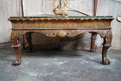 A George II Marble Topped Giltwood & Gesso Low Table c.1740