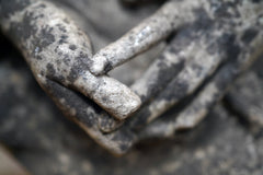 A Finely Carved Marble Study of a Pair of Hands by Frederick Hawkins Piercy c.1880