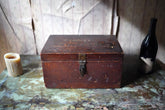 A Boer War Period Pine Officer's Box & Artefacts; S. Shirley Royal Engineers c.1900