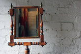 A Fine George III Mahogany & Ebonised Gentleman's Shaving Mirror c.1825