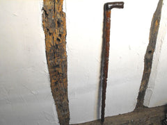 A Compelling c.1900 English Folk Art Walking Stick