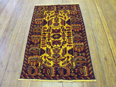 A Cheerful Herat Belouche Rug: 136cm x 79cm