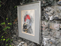 Spaceman' ; An Iconic Framed & Glazed Pencil and Print, Dated 1967, by Sam Walsh (1934-1989)