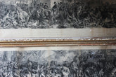 A Decorative Pair of Very Large Gilt-Framed Engravings; Charles W. Sharpe after Daniel Maclise 'The Death of Nelson at the Battle of Trafalgar' published 1876 by Art Union of London and 'Wellington and Blucher', by Lumb Stocks