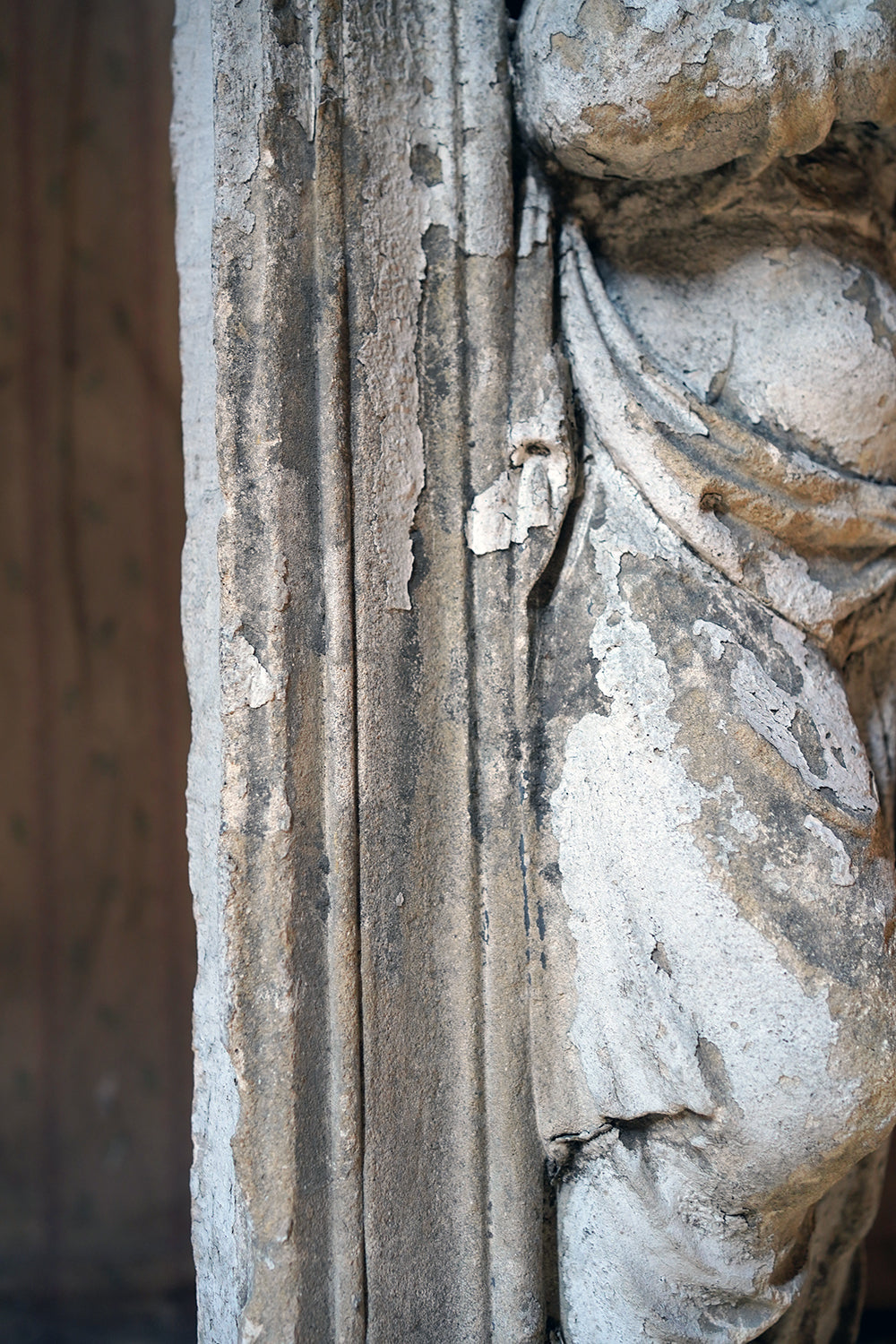 A 15thC French Caen Limestone Architectural Carving