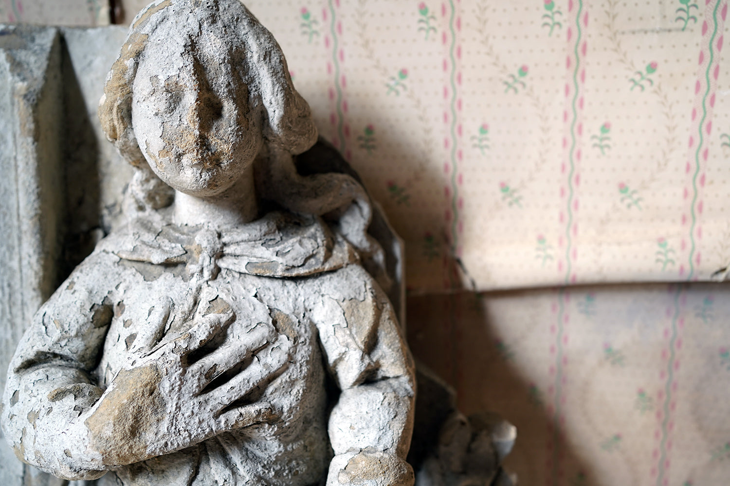 A 15thC French Caen Limestone Architectural Carving