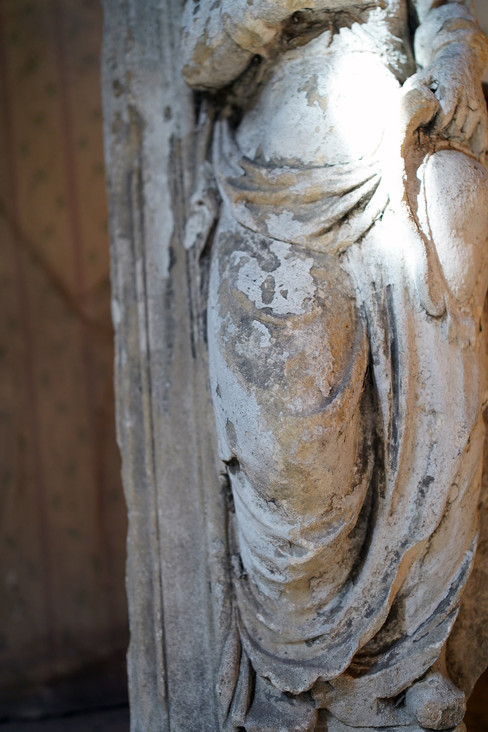 A 15thC French Caen Limestone Architectural Carving