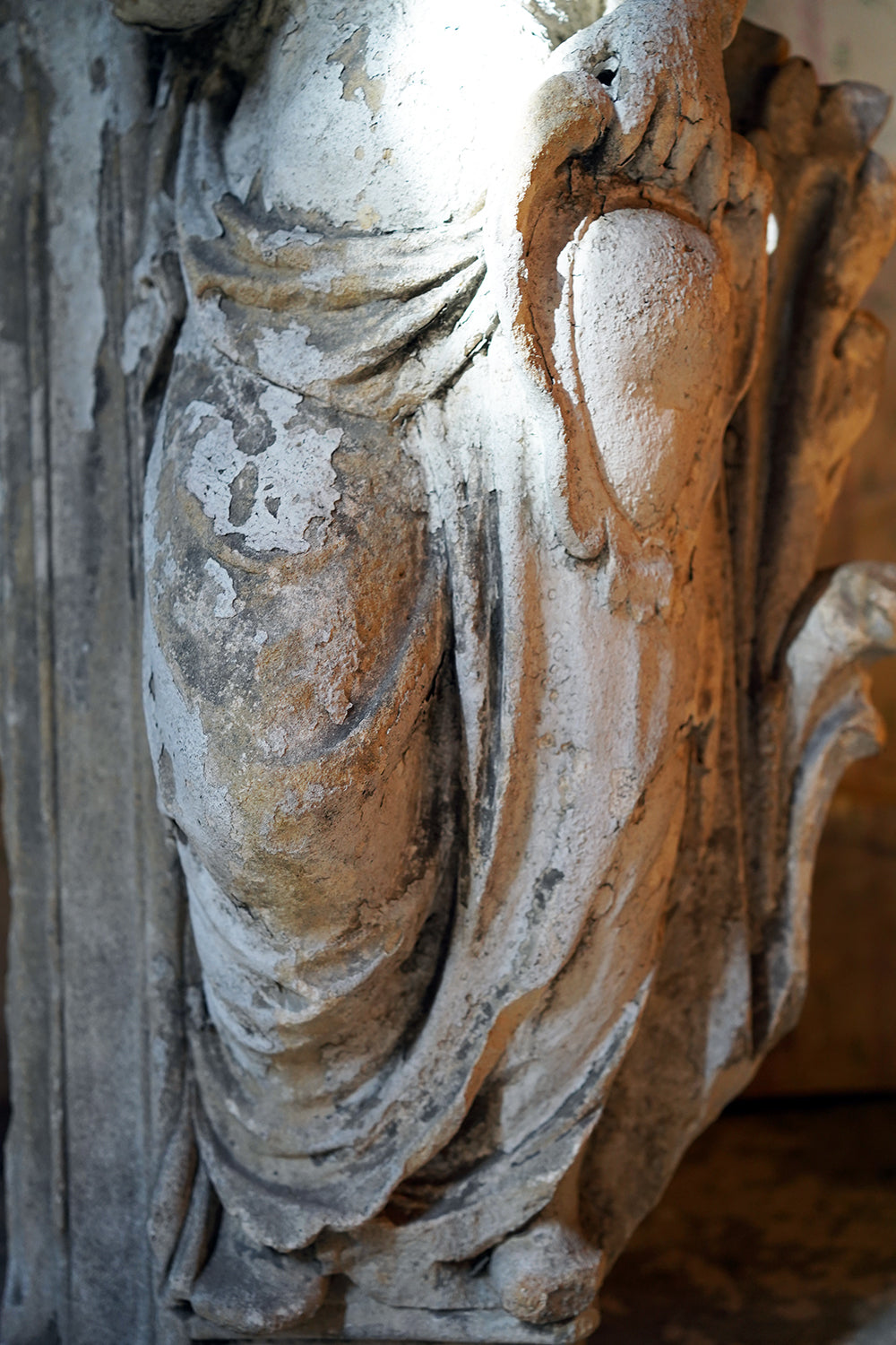 A 15thC French Caen Limestone Architectural Carving