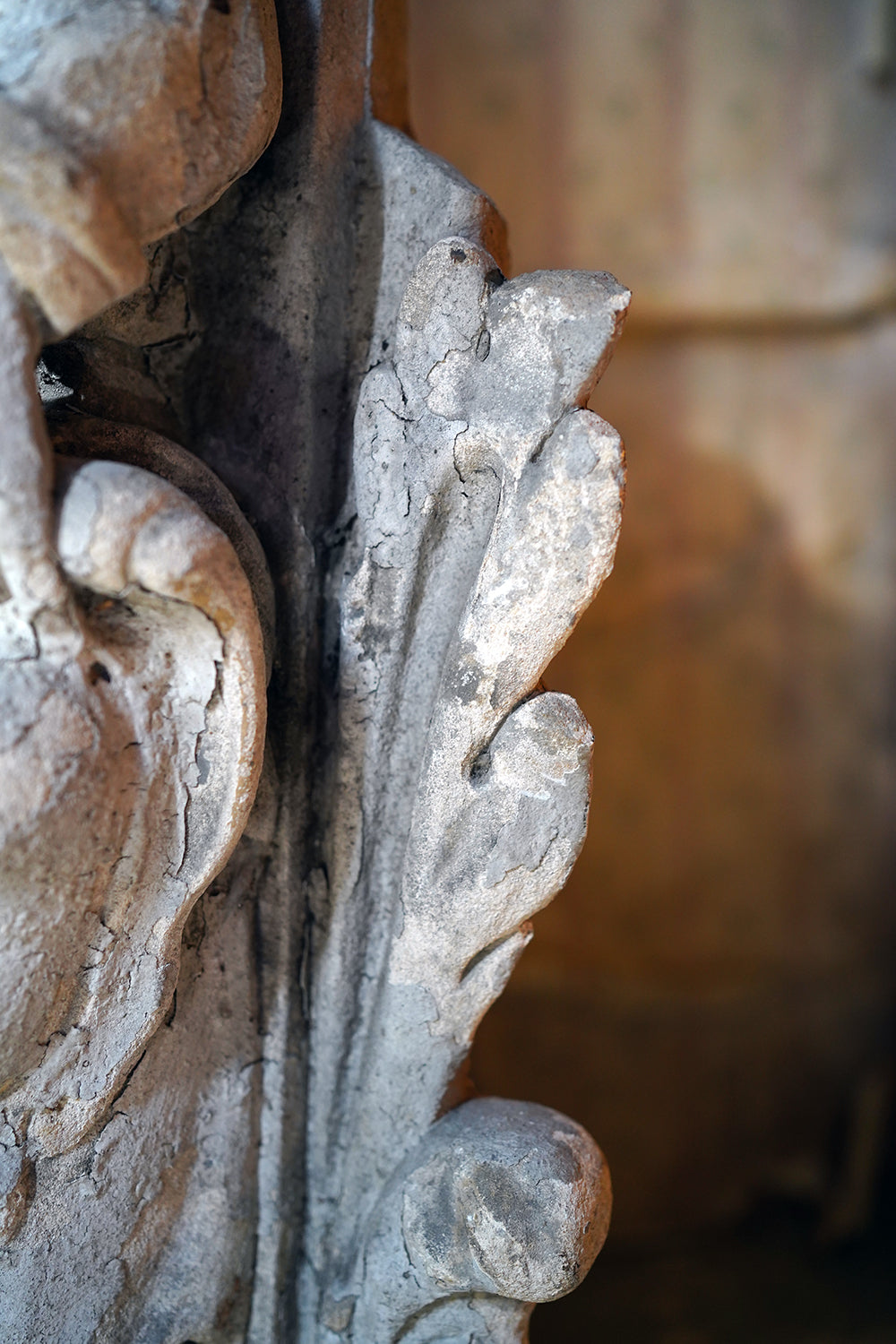 A 15thC French Caen Limestone Architectural Carving