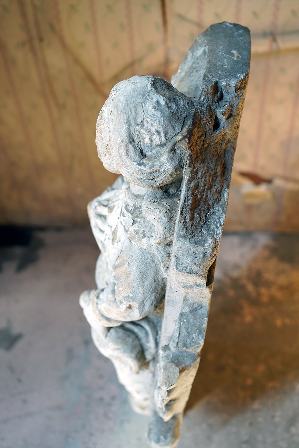 A 15thC French Caen Limestone Architectural Carving