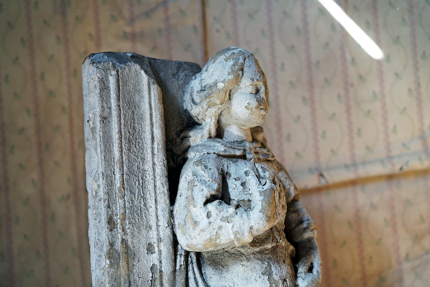 A 15thC French Caen Limestone Architectural Carving