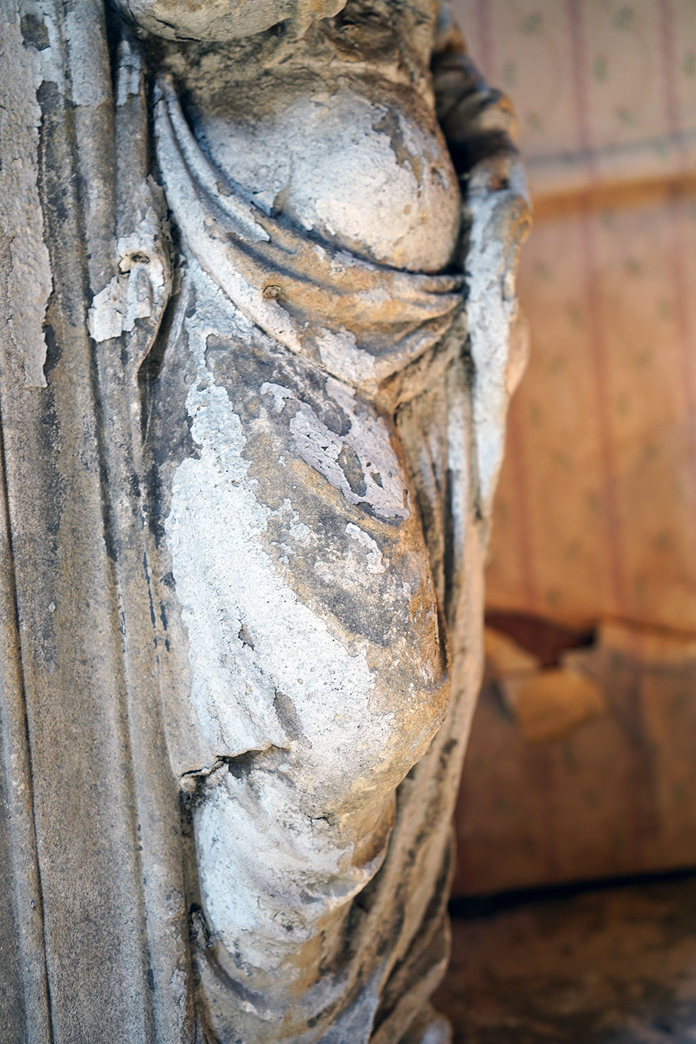 A 15thC French Caen Limestone Architectural Carving