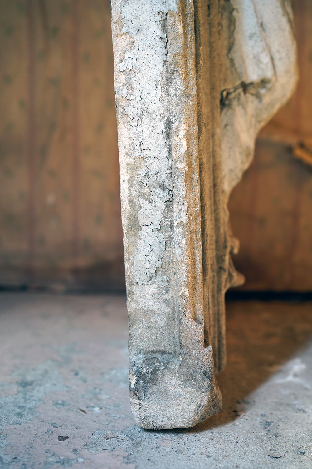 A 15thC French Caen Limestone Architectural Carving