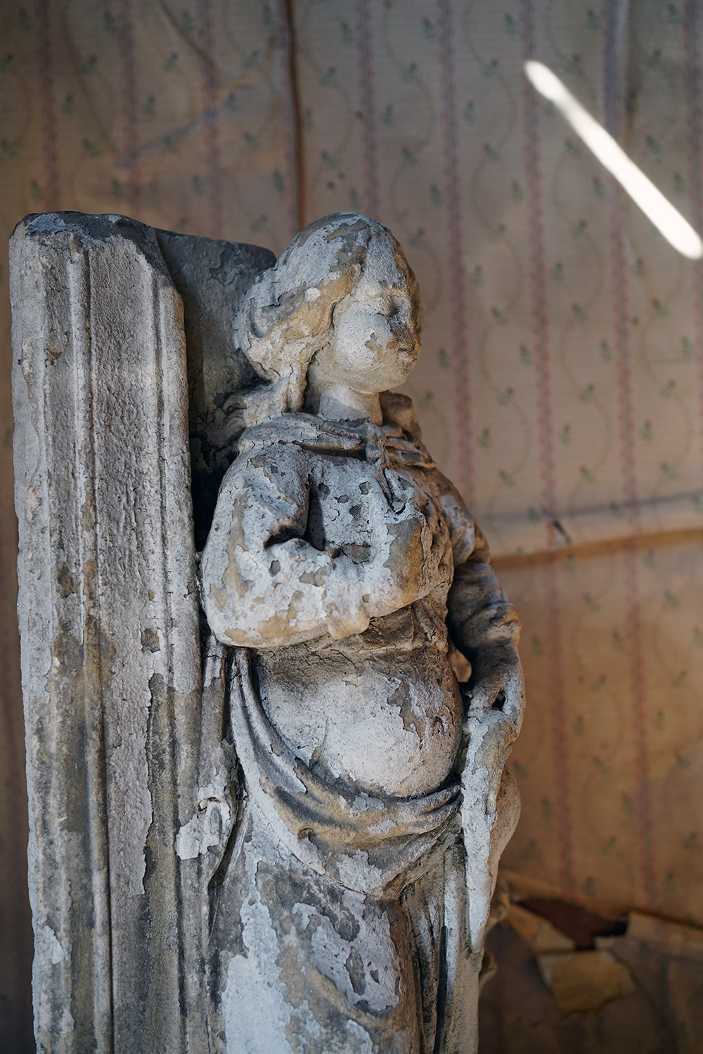 A 15thC French Caen Limestone Architectural Carving