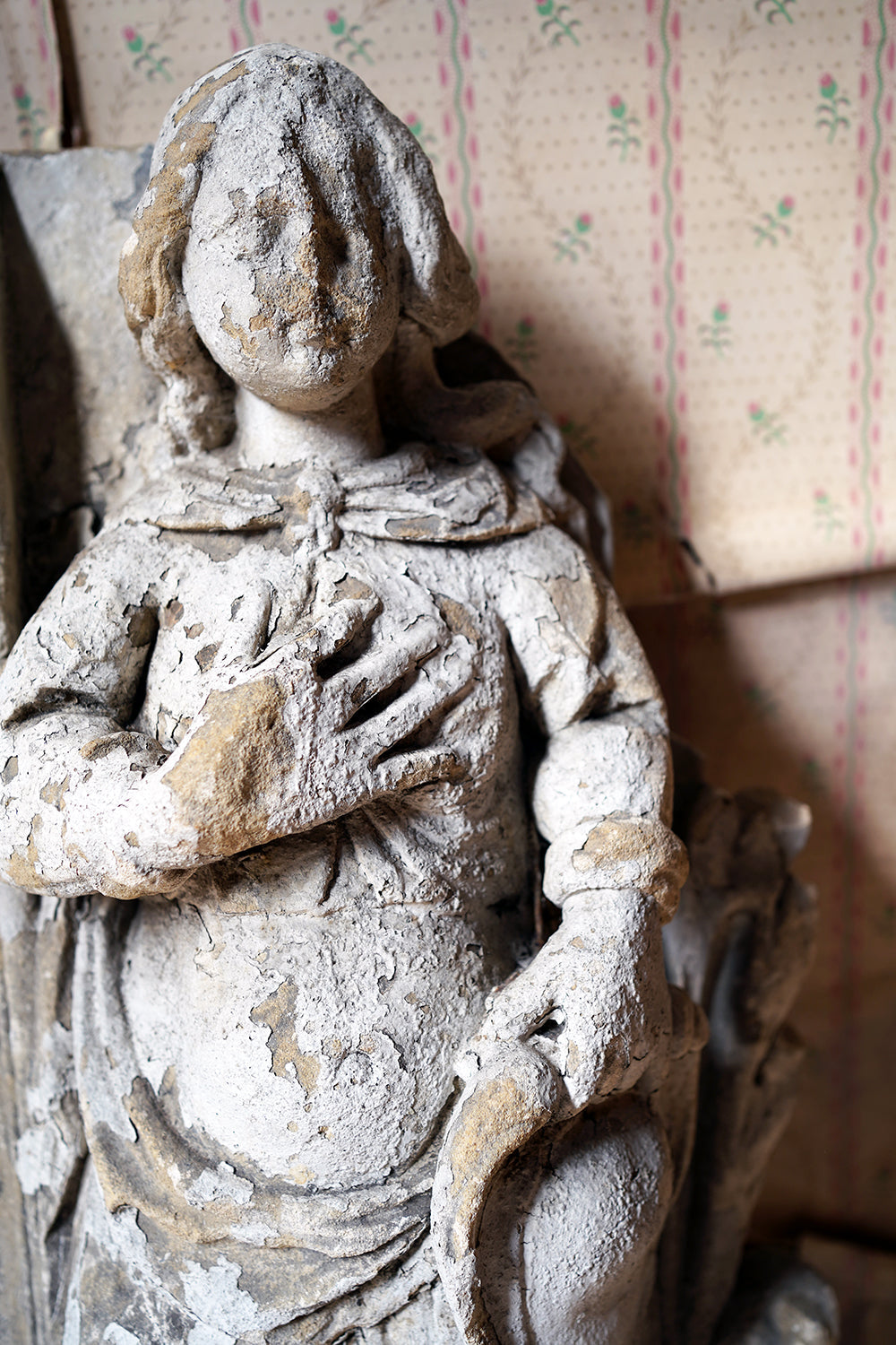 A 15thC French Caen Limestone Architectural Carving