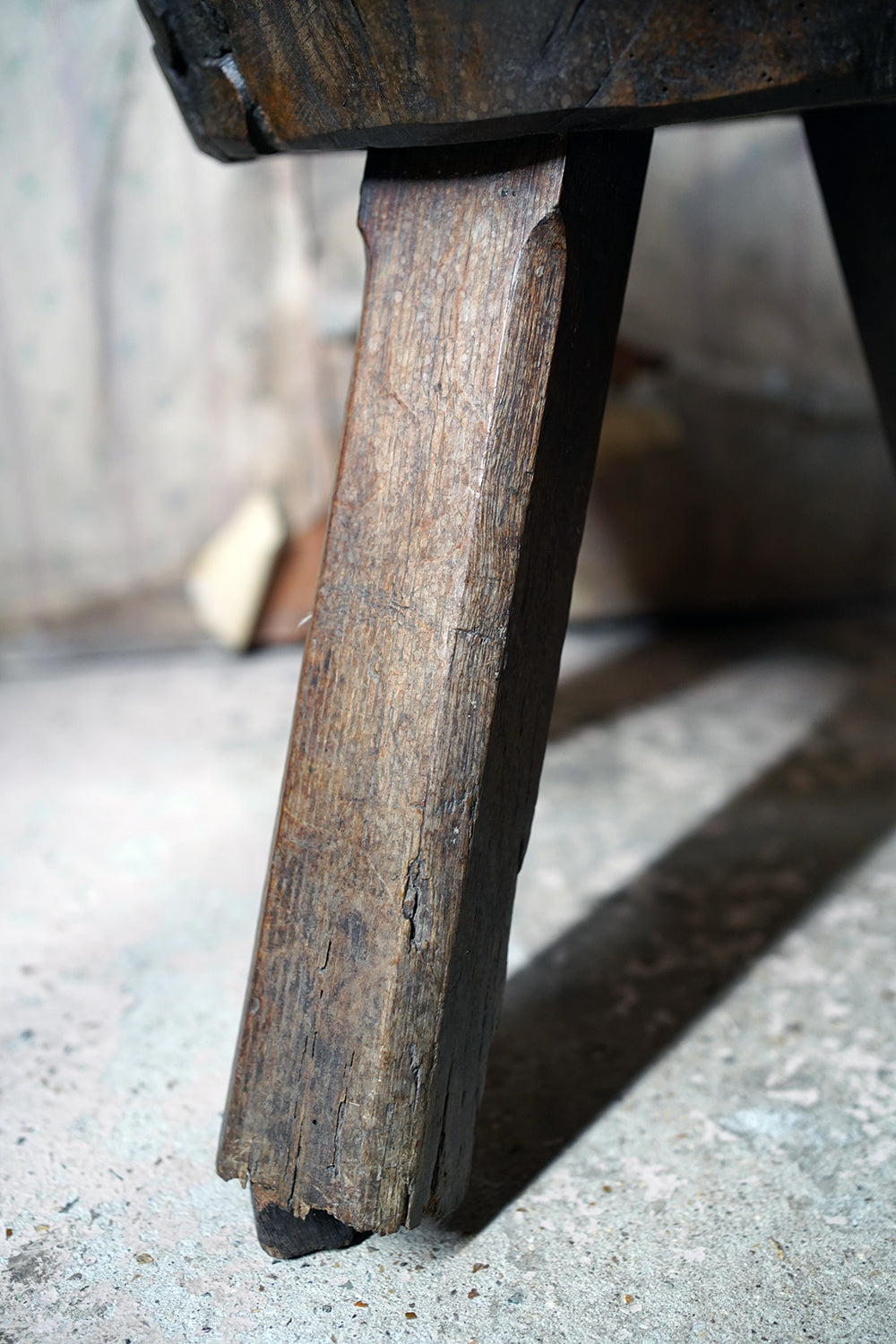 A 15thC & Later Primitive French Oak Capital