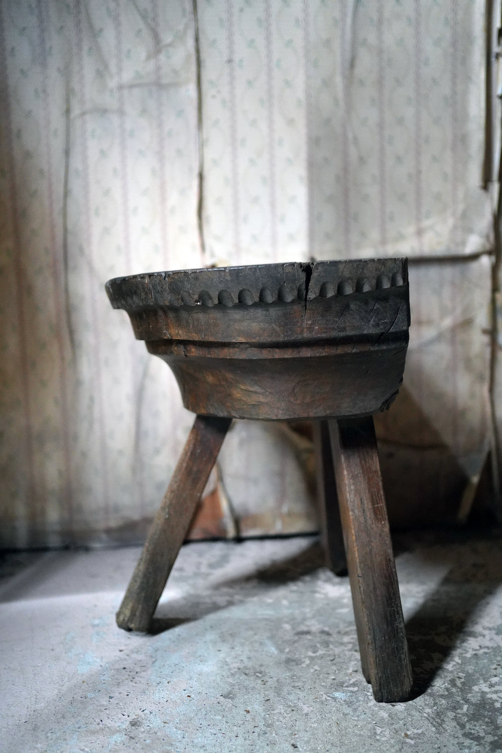 A 15thC & Later Primitive French Oak Capital