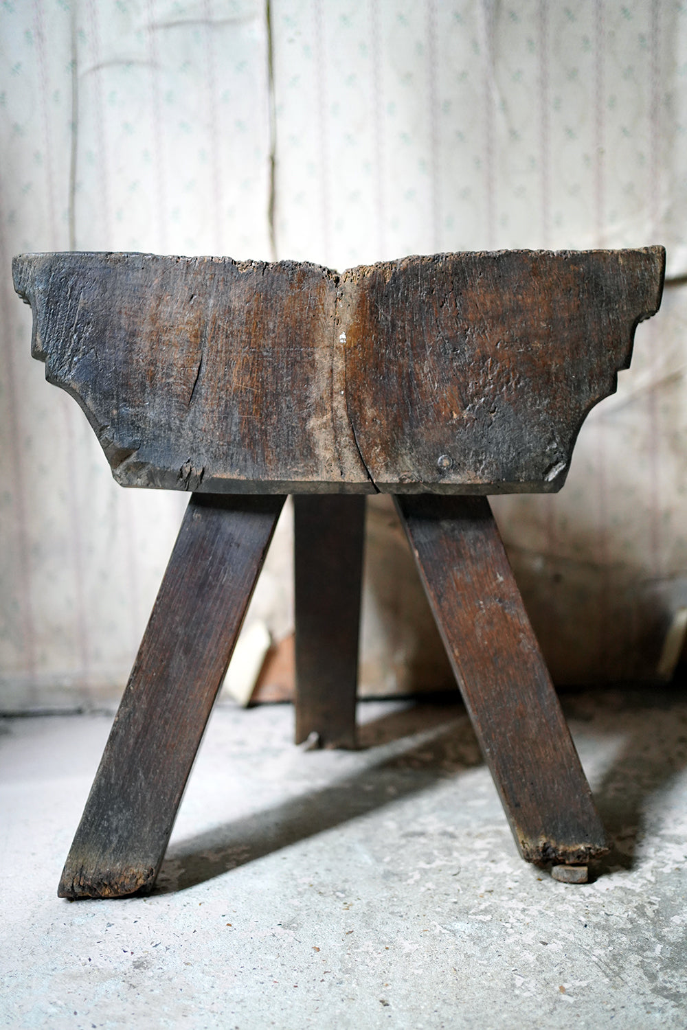 A 15thC & Later Primitive French Oak Capital