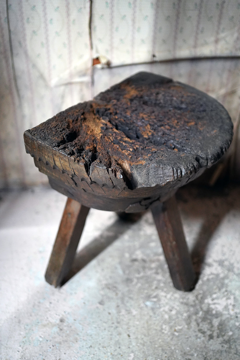 A 15thC & Later Primitive French Oak Capital