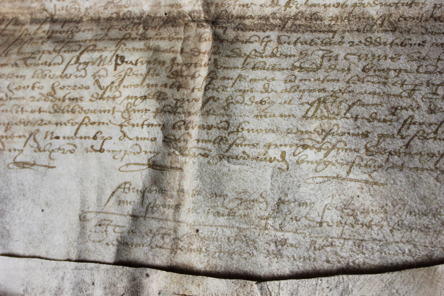 A 16thC Scottish Charter of Sale Document by Henry Eldar c.1575