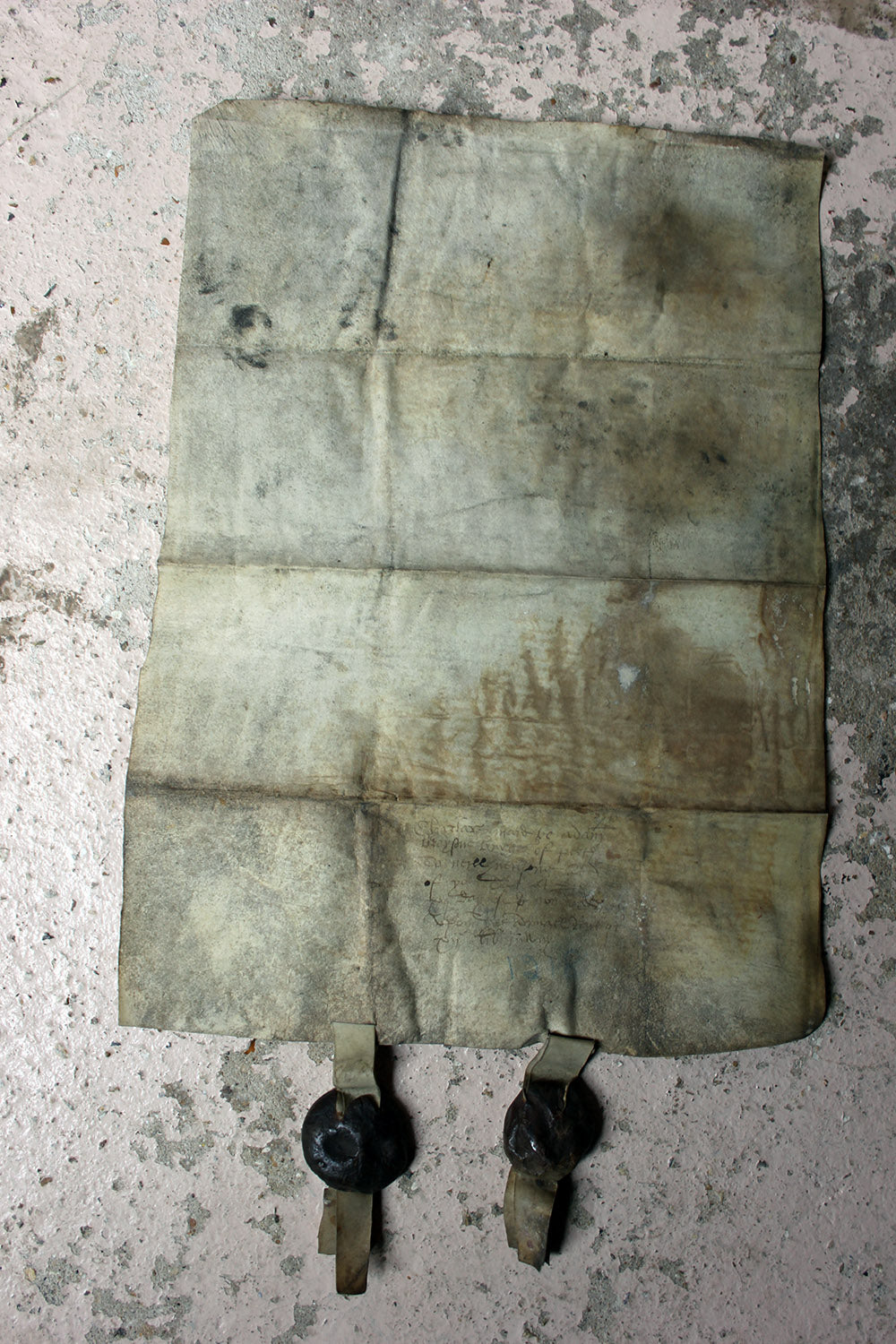 A 16thC Scottish Charter of Sale Document by Henry Eldar c.1575