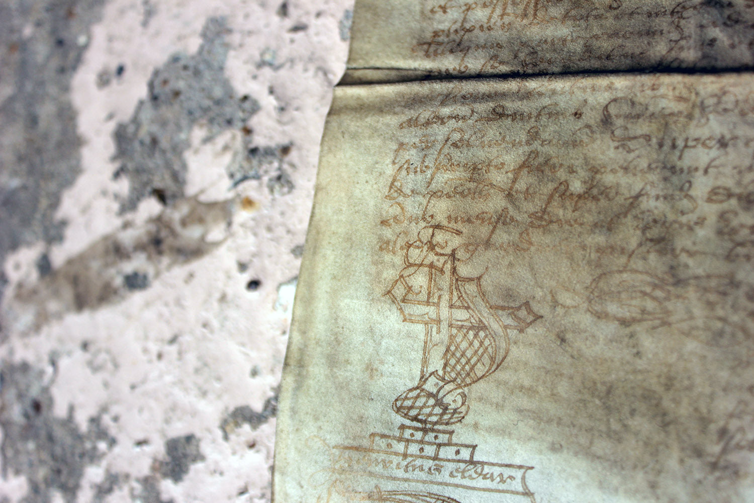 A 16thC Scottish Charter of Sale Document by Henry Eldar c.1575