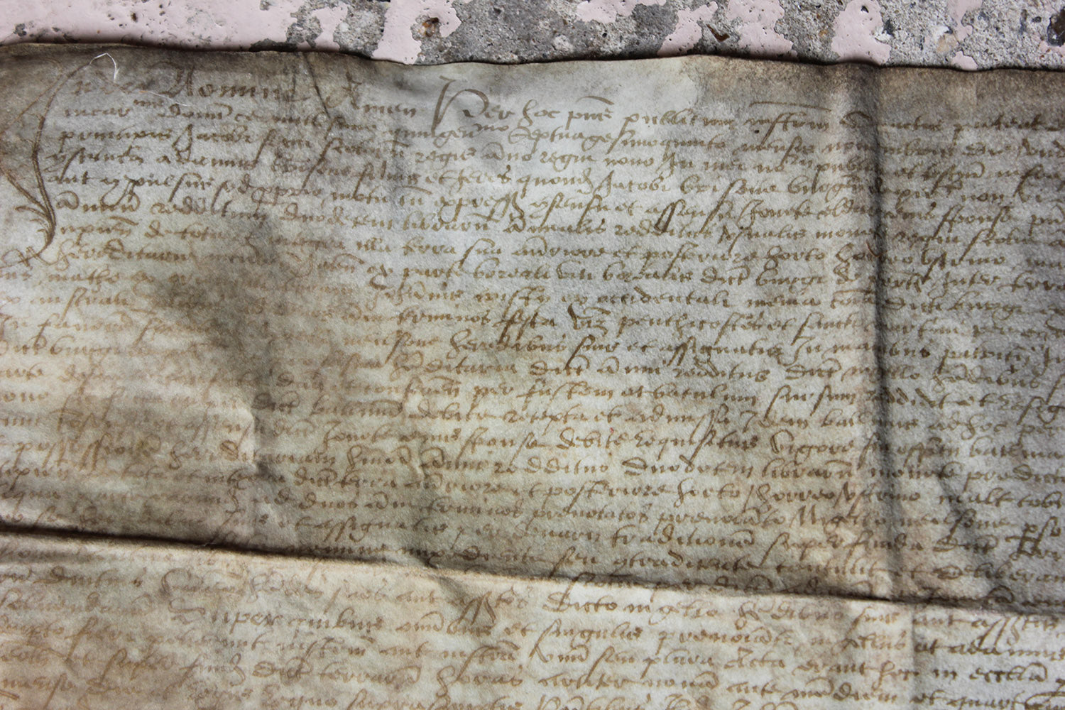A 16thC Scottish Charter of Sale Document by Henry Eldar c.1575