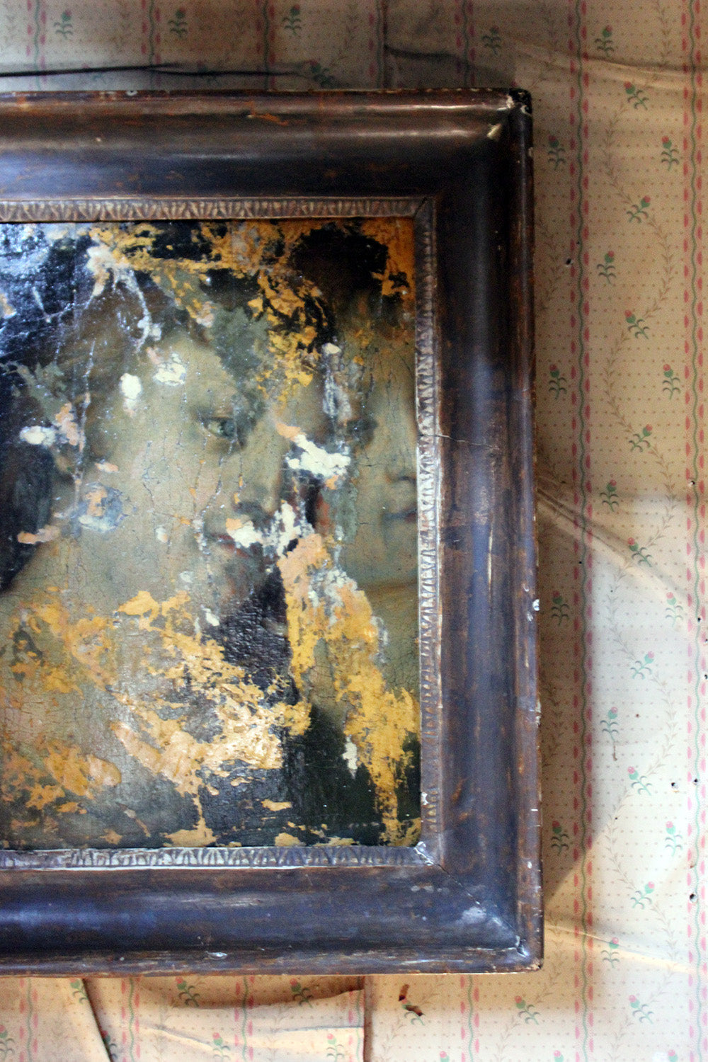 A 16thC Renaissance Italian School Oil Canvas Laid to Panel Study of Two Ladies