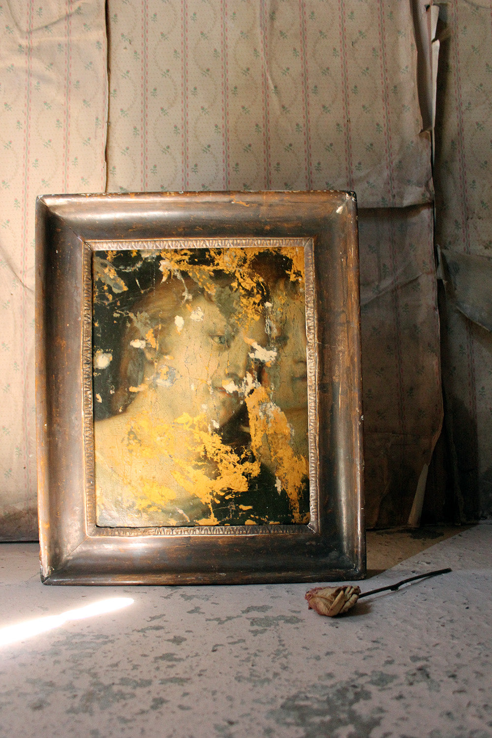 A 16thC Renaissance Italian School Oil Canvas Laid to Panel Study of Two Ladies