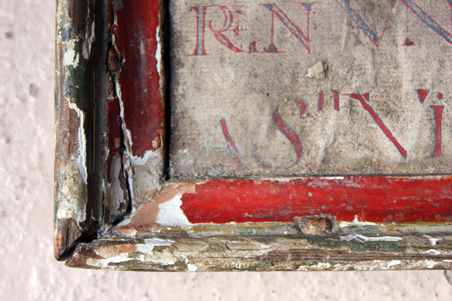 A 17thC Italian Framed Altar Devotional Fragment