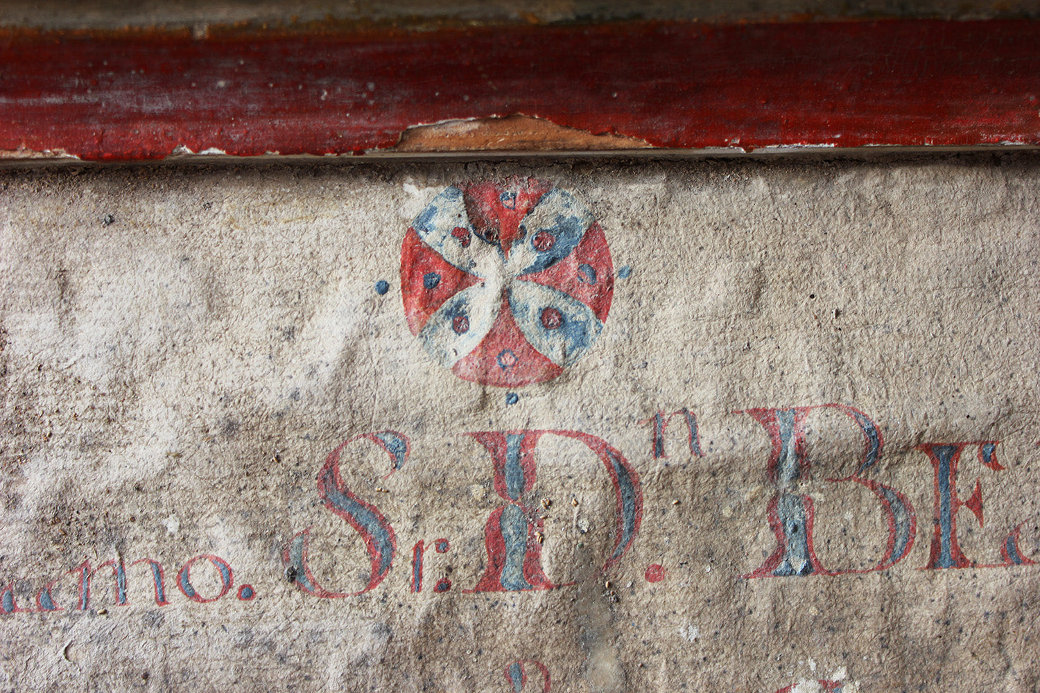 A 17thC Italian Framed Altar Devotional Fragment