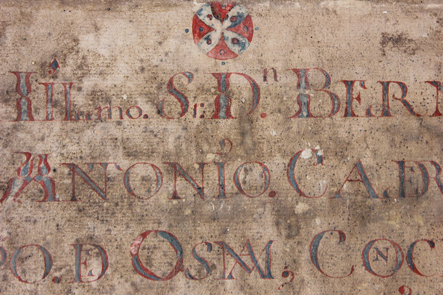 A 17thC Italian Framed Altar Devotional Fragment