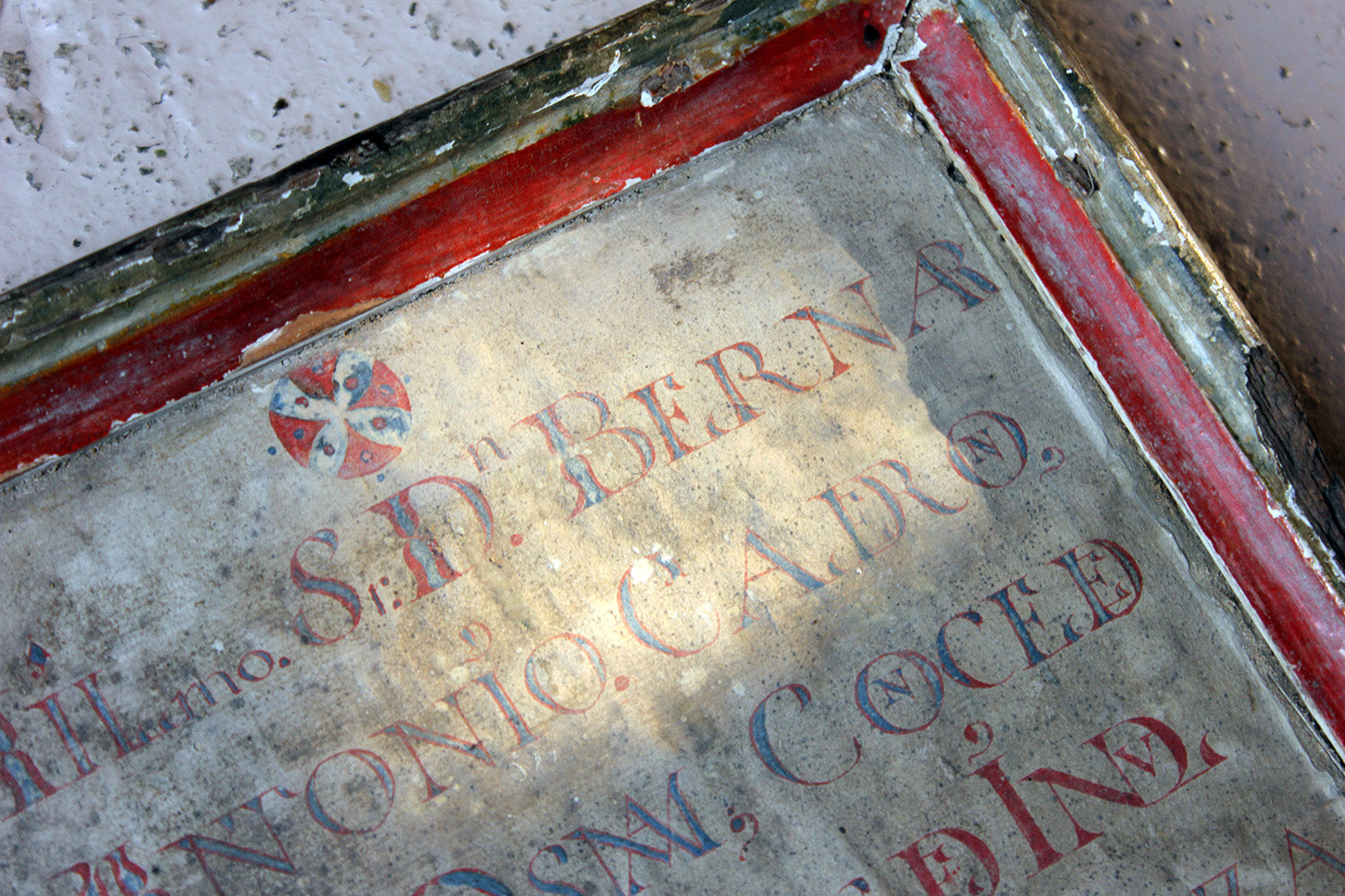 A 17thC Italian Framed Altar Devotional Fragment